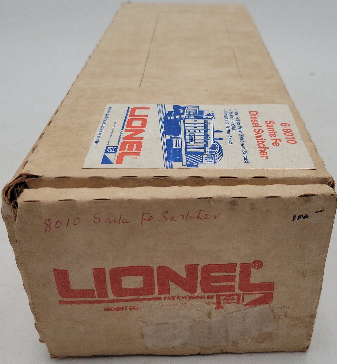 Lionel 6-8010 O Gauge Santa Fe AT&SF NW2 Diesel Locomotive #8010 VG/Box