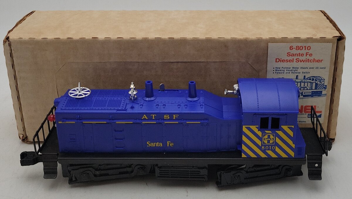 Lionel 6-8010 O Gauge Santa Fe AT&SF NW2 Diesel Locomotive #8010 VG/Box