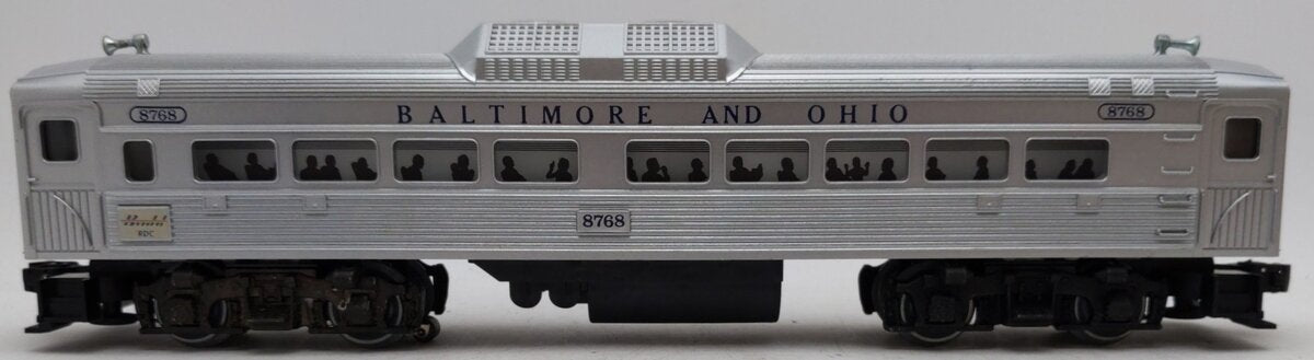 Lionel 6-8768 O Gauge Baltimore & Ohio RDC Budd Passenger Dummy Car VG/Box