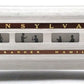 Lionel 2541 Vintage O Pennsylvania Alexander Hamilton Aluminum Observation Car VG