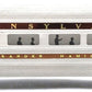 Lionel 2541 Vintage O Pennsylvania Alexander Hamilton Aluminum Observation Car VG