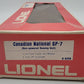 Lionel 6-8258 O Gauge Canadian National GP7 Non-Powered Diesel Locomotive #8258 EX/Box