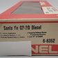 Lionel 6-8352 O Gauge Santa Fe GP-20 Powered Diesel Locomotive #8352 VG/Box