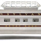 Lionel 2542 Vintage O Pennsylvania Betsy Ross Aluminum Vista Dome Car VG