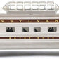 Lionel 2542 Vintage O Pennsylvania Betsy Ross Aluminum Vista Dome Car VG