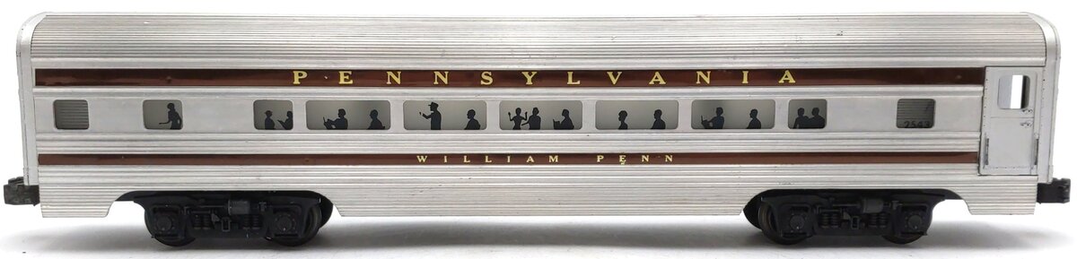 Lionel 2543 Vintage O Gauge Pennsylvania Aluminum 