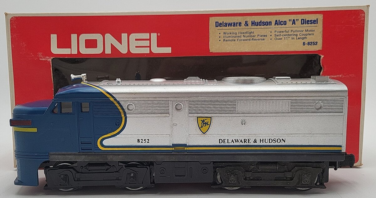 Lionel 6-8252 O Delaware & Hudson Alco A Diesel Locomotive VG/Box