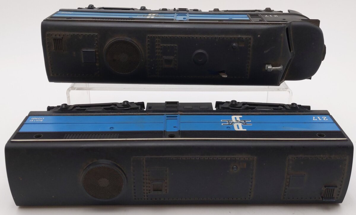 Lionel 217 Vintage O Boston & Maine Alco A&B Diesel Locomotive Set VG