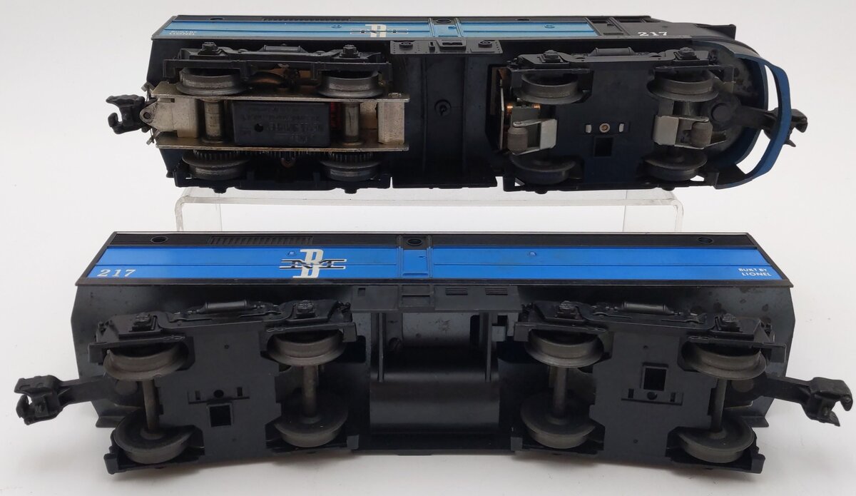 Lionel 217 Vintage O Boston & Maine Alco A&B Diesel Locomotive Set VG