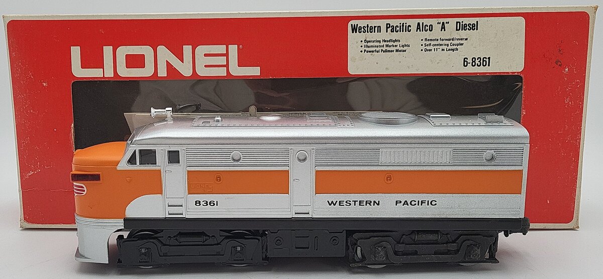 Lionel 6-8361 Western Pacific Alco FA-2 Powered A Unit EX/Box