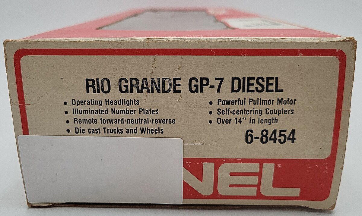Lionel 6-8454 O Gauge Rio Grande GP-7 Diesel Locomotive #8454 EX/Box
