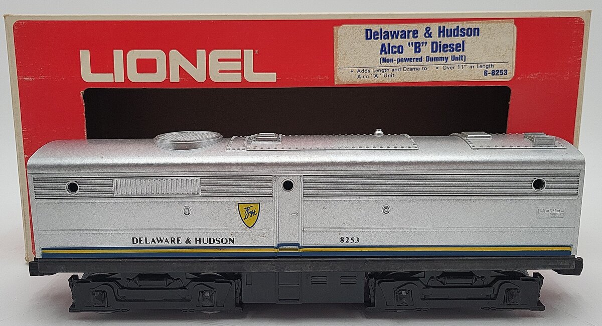 Lionel 6-8253 O Gauge Delaware and Hudson Alco B Unit EX/Box