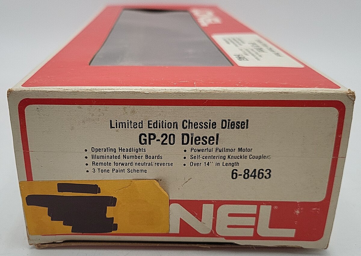 Lionel 6-8463 O Gauge Chessie System GP20 Diesel Engine EX/Box