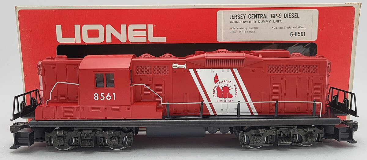 Lionel 6-8561 O Jersey Central GP-9 Non-Powered Diesel Locomotive EX/Box