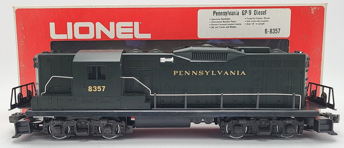 Lionel 6-8357 O Pennsylvania GP9 Diesel Locomotive #8357 EX/Box