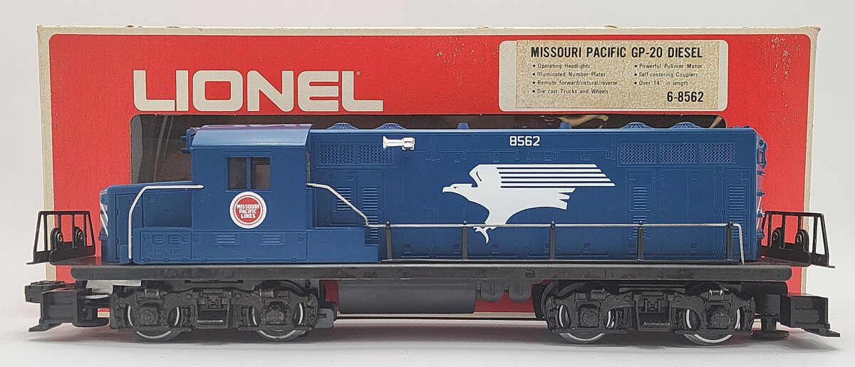 Lionel 6-8562 O Gauge Missouri Pacific GP-20 Diesel Locomotive VG/Box