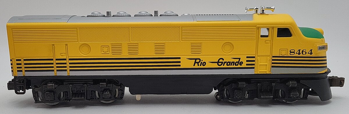 Lionel 6-8464 O Gauge Rio Grande F3 A Powered Diesel Locomotive #8464 EX/Box