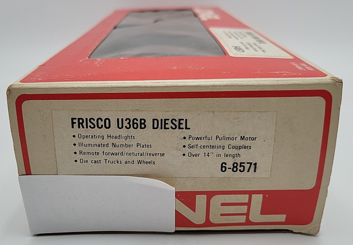 Lionel 6-8571 O Frisco U36B Diesel Locomotive EX/Box