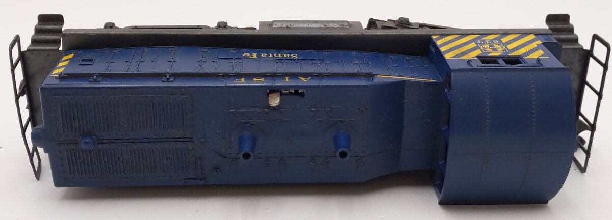 Lionel 633 VIntage O Santa Fe AT&SF NW-2 Diesel Switcher Yellow Safety Stripes VG