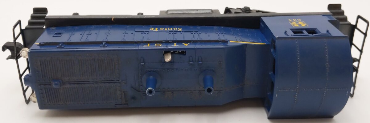 Lionel 634 Vintage O Santa Fe NW-2 Diesel Switcher Locomotive w/Weight VG