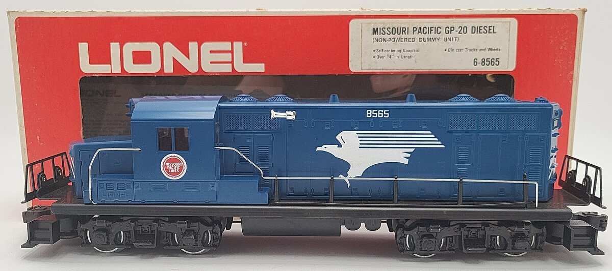 Lionel 6-8565 O Gauge Missouri Pacific GP-20 Dummy Diesel Locomotive EX/Box