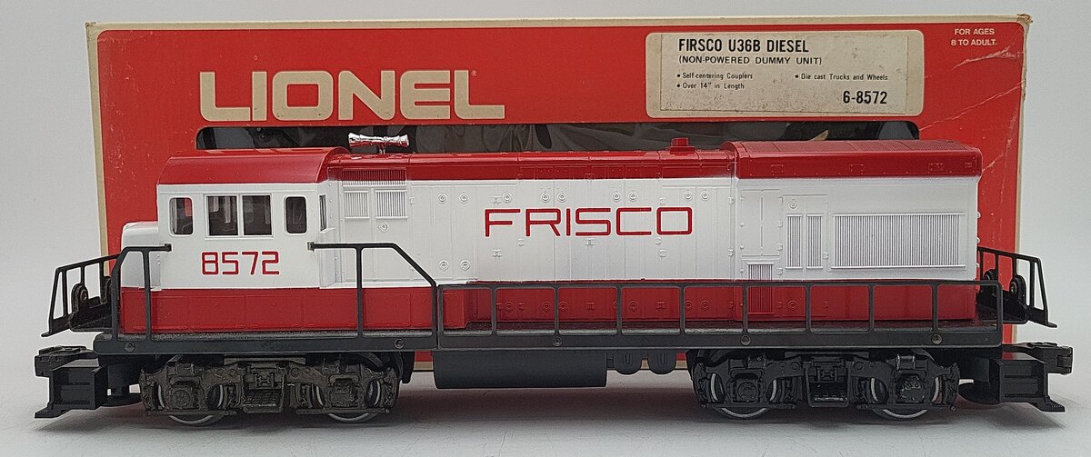 Lionel 6-8572 O Gauge Frisco U36B Diesel Dummy Unit EX/Box