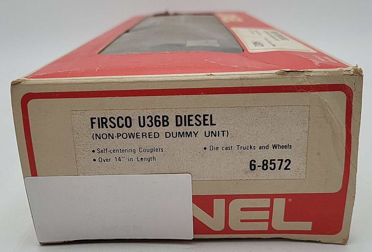 Lionel 6-8572 O Gauge Frisco U36B Diesel Dummy Unit EX/Box