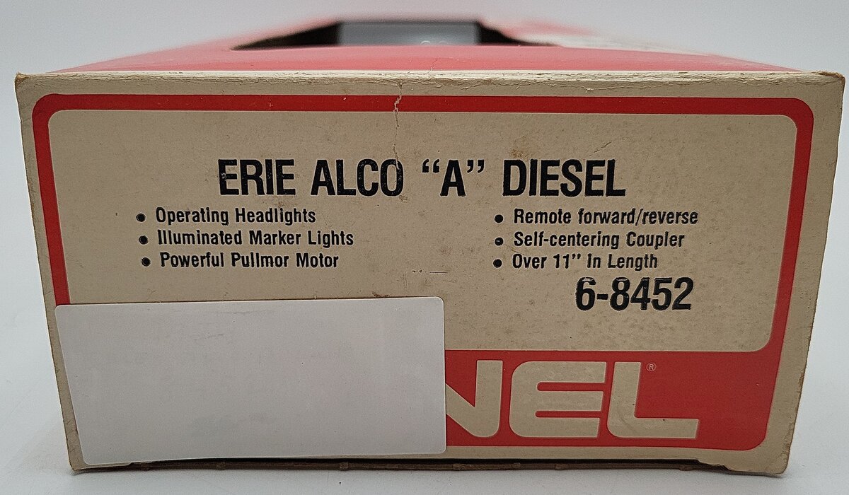 Lionel 6-8452 O Gauge Erie Alco A Diesel Locomotive EX/Box