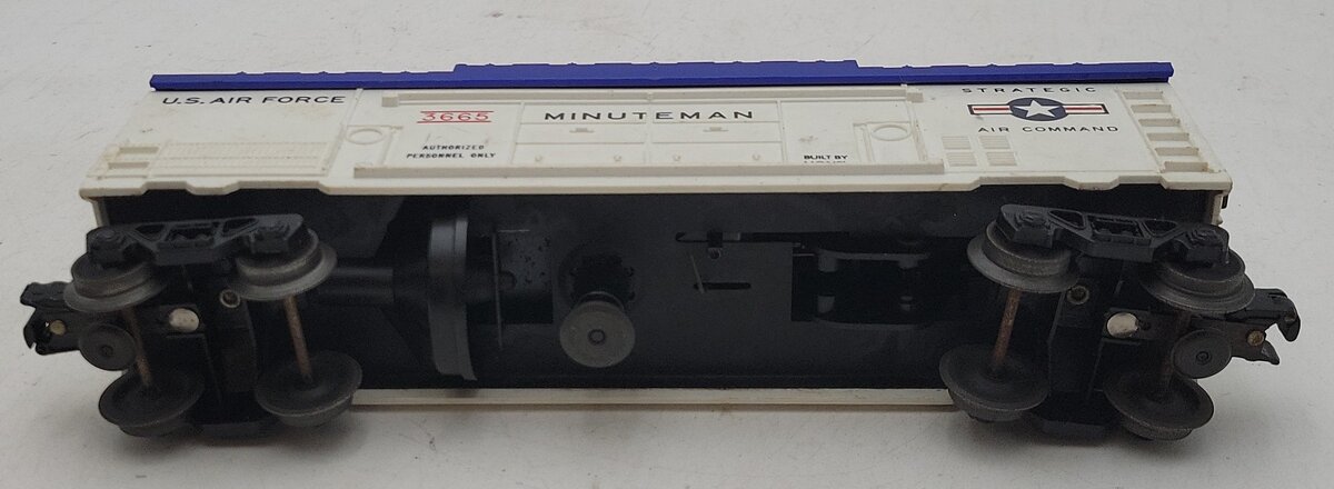 Lionel 3665 Vintage O Gauge US Air Force Minuteman Missile Launching Car VG