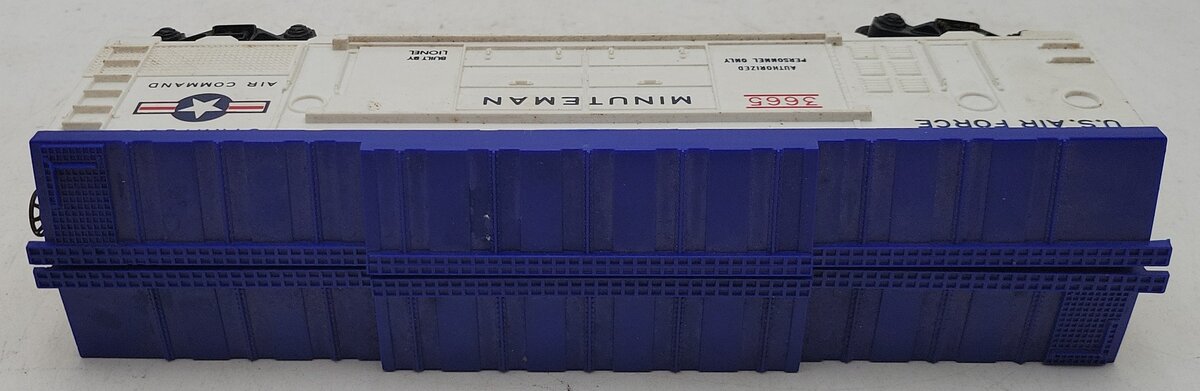 Lionel 3665 Vintage O Gauge US Air Force Minuteman Missile Launching Car VG