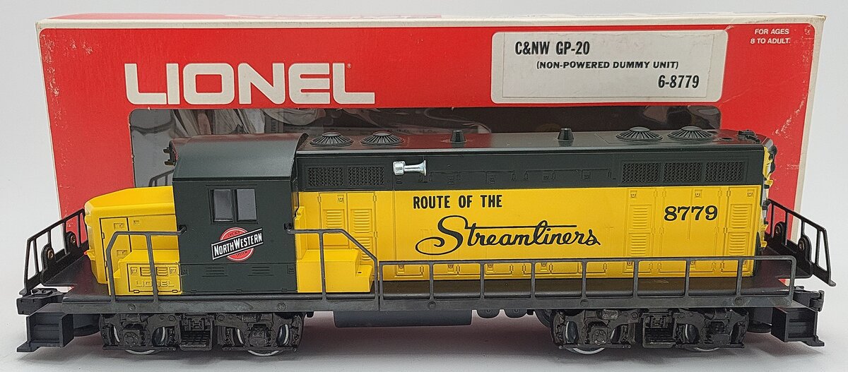 Lionel 6-8779 O Gauge Chicago and Northwestern GP-20 Dummy Diesel Locomotive VG/Box