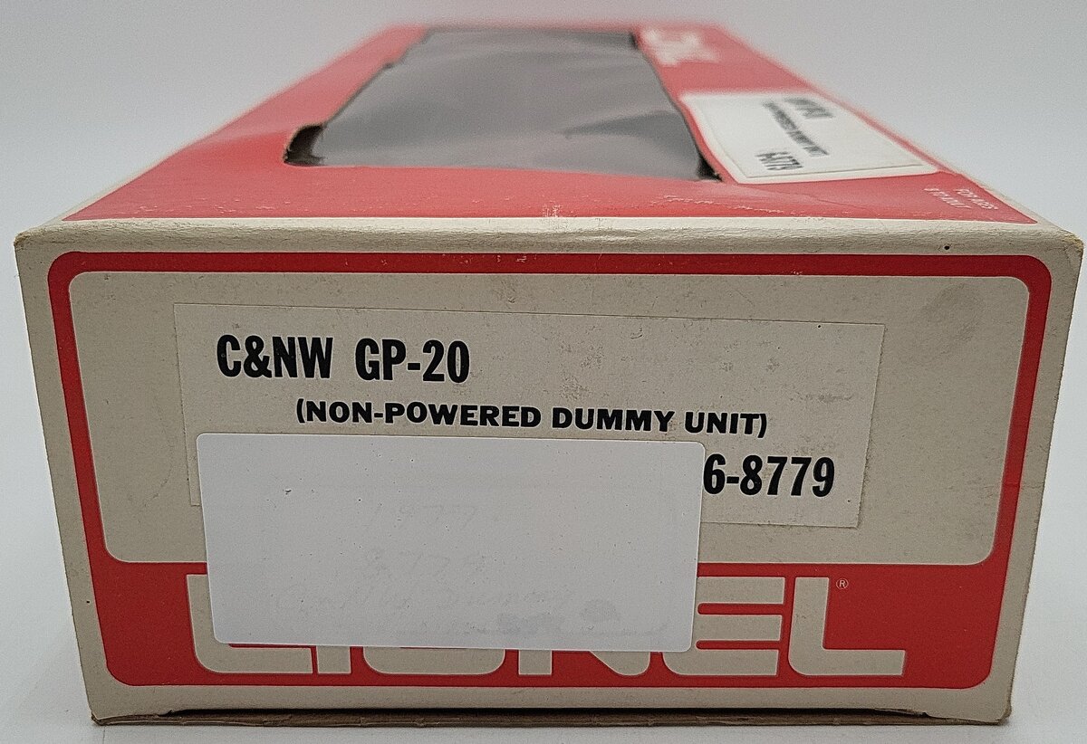 Lionel 6-8779 O Gauge Chicago and Northwestern GP-20 Dummy Diesel Locomotive VG/Box
