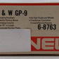 Lionel 6-8763 O Gauge Norfolk & Western GP-9 Diesel Locomotive #8763 VG/Box