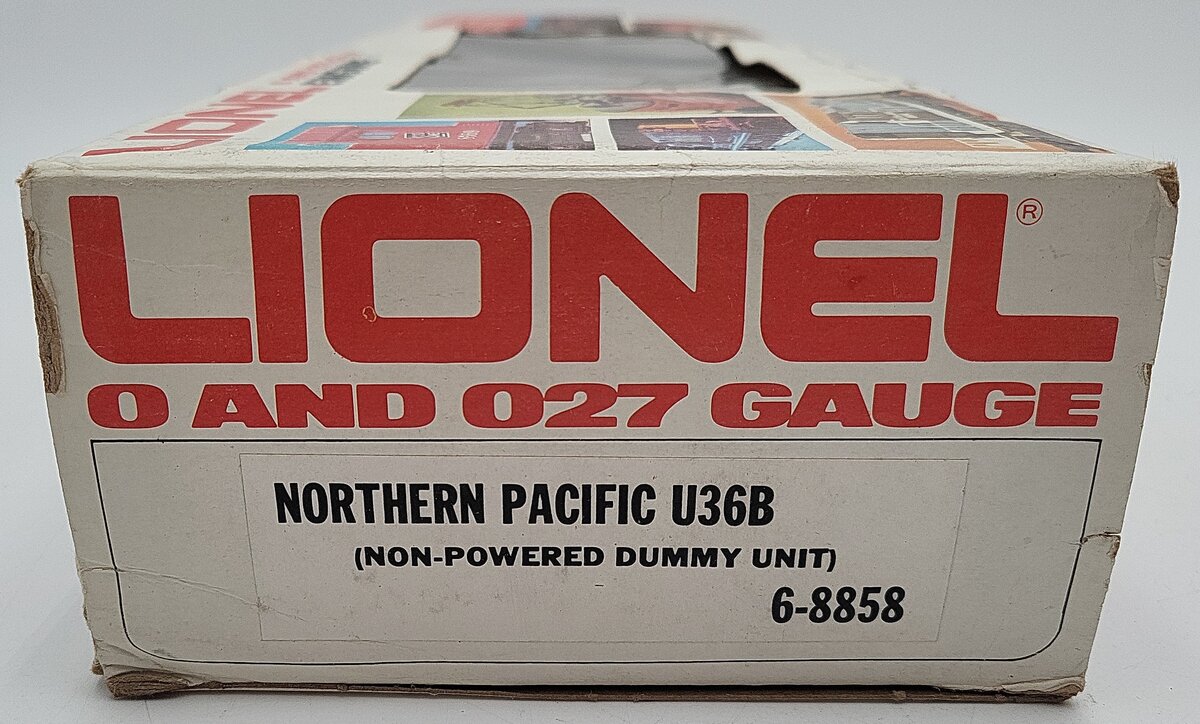 Lionel 6-8858 Northern Pacific U36B Dummy Diesel Locomotive EX/Box