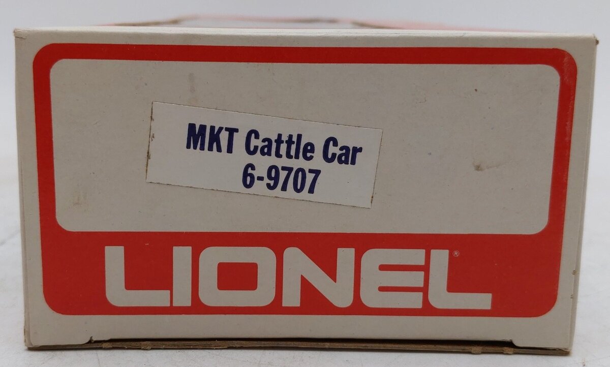 Lionel 6-9707 O Gauge Missouri, Kansas and Texas Cattle Car VG/Box
