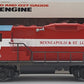 Lionel 6-8866 O Gauge Minneapolis and St. Louis GP-9 Powered Diesel Locomotive EX/Box