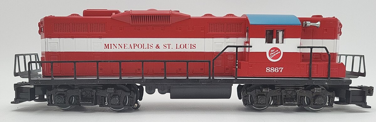 Lionel 6-8867 O Gauge Minneapolis and St. Louis GP9 Non-Powered Diesel Engine VG/Box