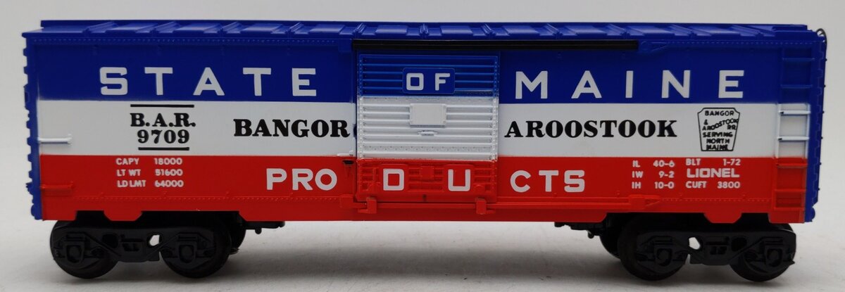 Lionel 6-9709 O Gauge State of Maine Box Car EX/Box