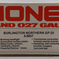 Lionel 6-8957 O Burlington Northern GP-20 Powered Diesel Locomotive VG/Box