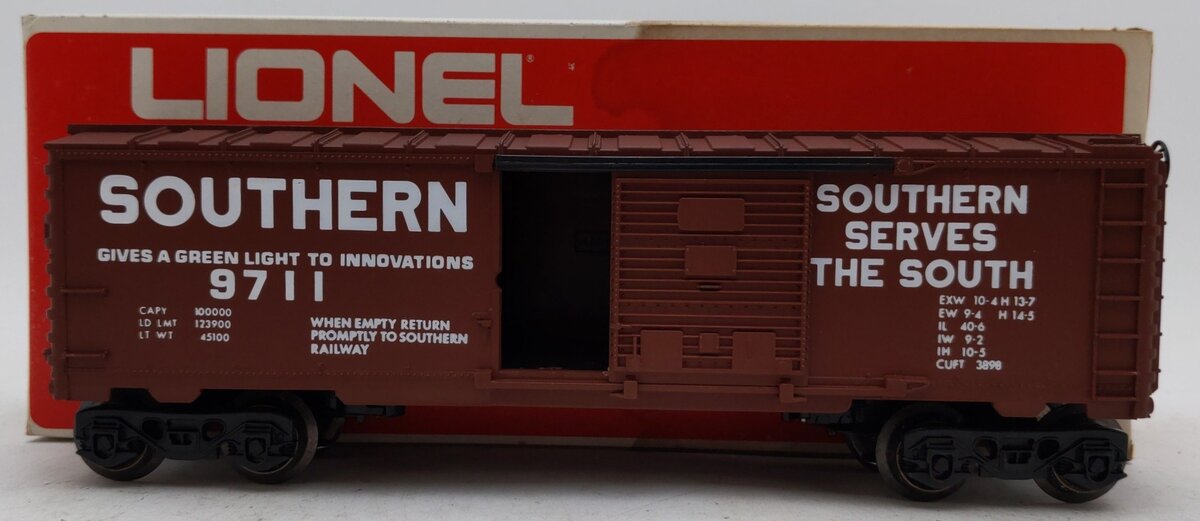 Lionel 6-9711 O Gauge Southern Boxcar #9711 VG/Box
