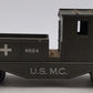 Lionel 6824 Vintage O Olive Drab U.S.M.C. Rescue Caboose VG