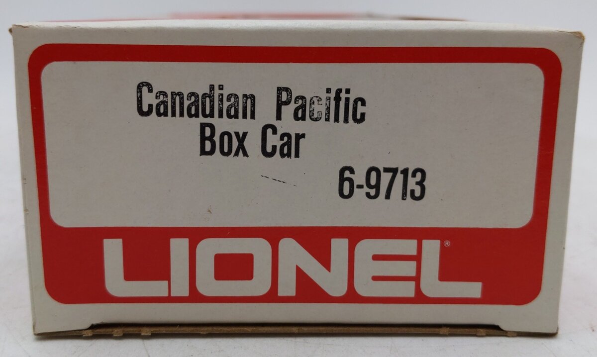 Lionel 6-9713 O Gauge Canadian Pacific Green Boxcar VG/Box