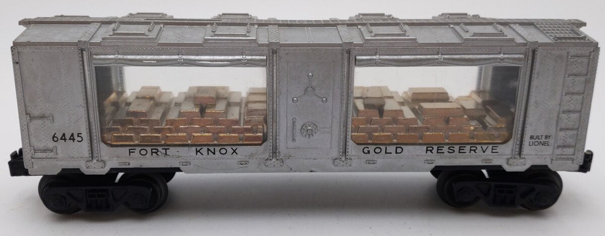 Lionel 6445 Vintage O Fort Knox Gold Bouillon Car VG