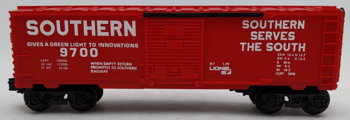 Lionel 6-9700 O Gauge Southern 'Serves The South' Box Car #9700 EX