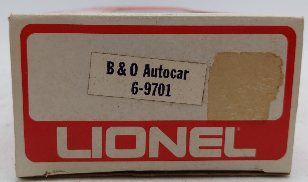 Lionel 6-9701 O Gauge Baltimore & Ohio Double Door Automobile Boxcar VG/Box