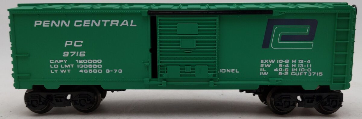Lionel 6-9716 O Gauge Penn Central Boxcar EX/Box