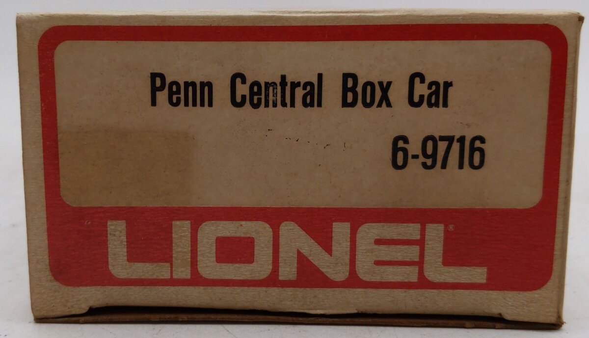 Lionel 6-9716 O Gauge Penn Central Boxcar EX/Box