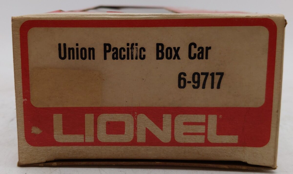 Lionel 6-9717 O Gauge Union Pacific Boxcar #9717 VG/Box