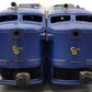 Lionel 225 Vintage O Chesapeake & Ohio AA Diesel Locomotive Set VG