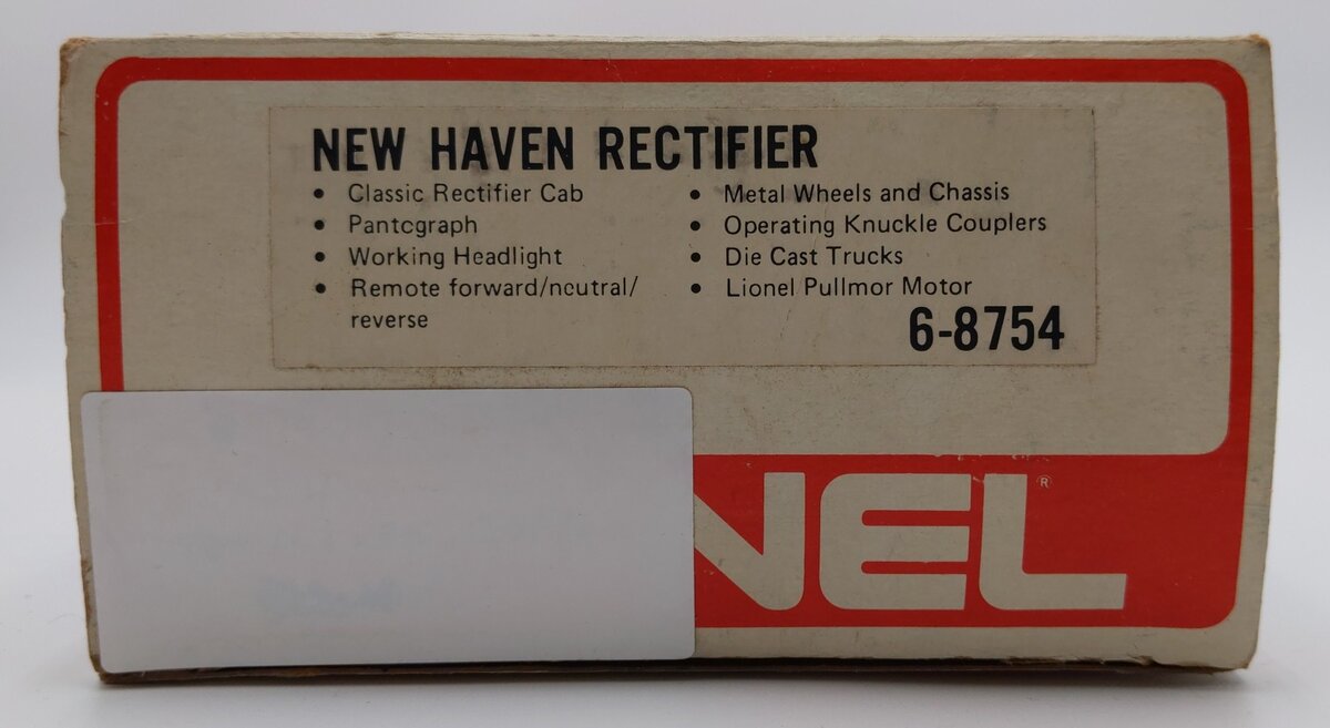 Lionel 6-8754 O Gauge New Haven Rectifier Electric Locomotive VG/Box